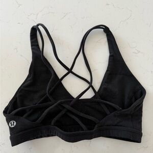 lululemon athletica Black Crisscross Sports Bra